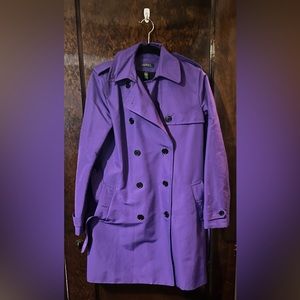 Ralph Lauren Double Breasted Trench-coat, Purple